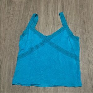 Moda International Turquoise Lace Camisole